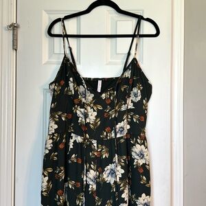 Exhilaration sleeveless romper